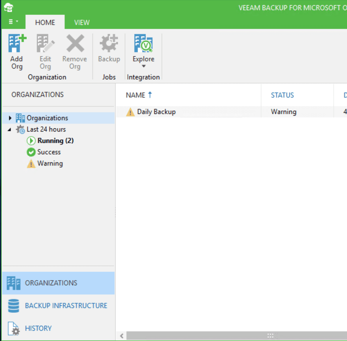 Using Veeam Backup For Microsoft Office 365 V2 | Mirazon