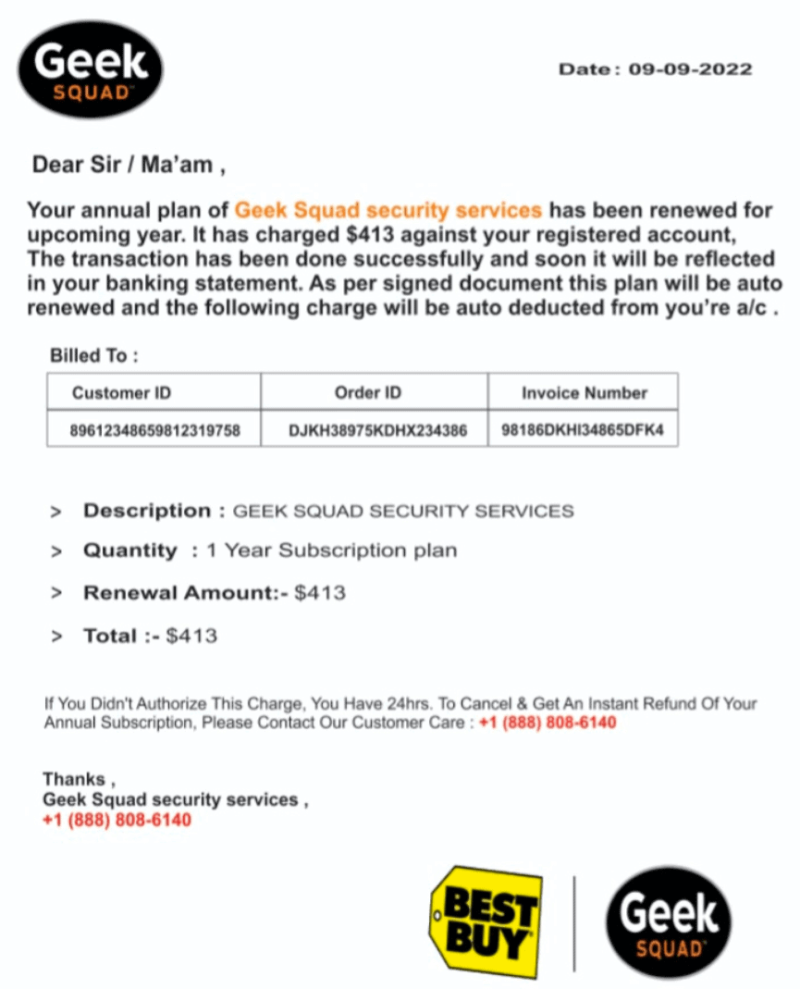 New Phishing Scam: Geek Squad Email Illustrates the Need for Security ...