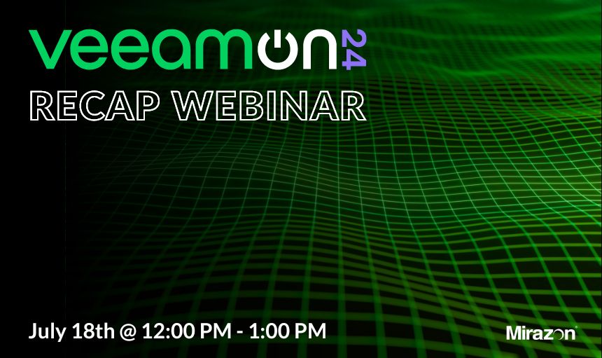 VeeamOn 2024 Recap Webinar