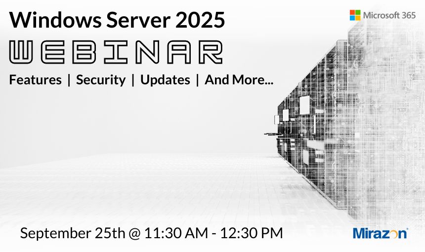 Windows Server 2025 WEBINAR