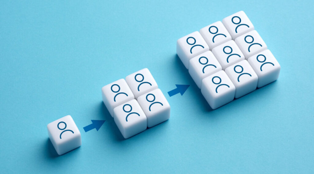 Profile blocks increasing at each step.